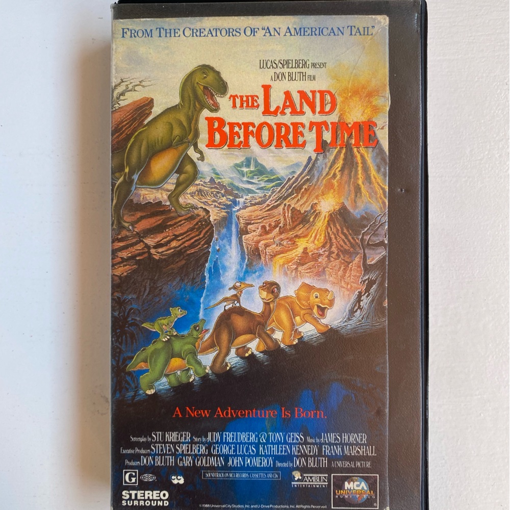 The Land Before Time VHS